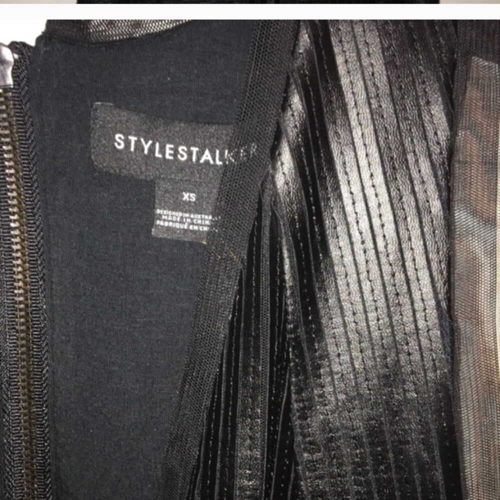 Stylestalker Cleopatra Faux Leather Dress XS - Picture 4 of 8